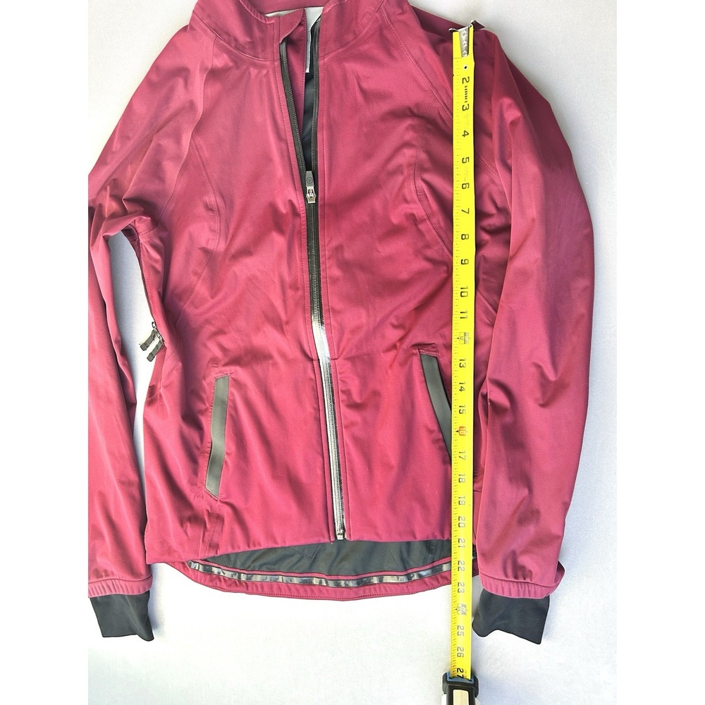 Aether Women's Size 2 Union Cycling Jacket Wine Red Full Zip - Picture 10 of 16